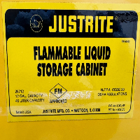 Justrite 12. Gallon Flammable Liquid Storage Cabinet image 3